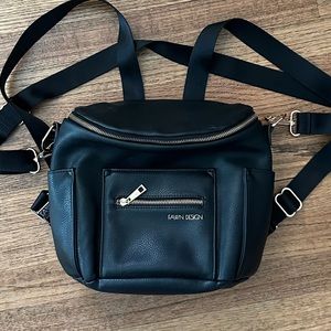 Fawn Design Mini Diaper Bag Backpack - Black
